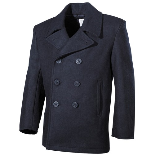 Pea coat blau - coat,, mit