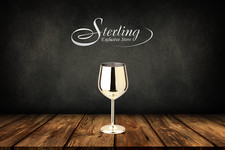 Edelstahl Weinglas 450ml gold, Rotweinglas, Kelch Edel Luxus Bruchfest