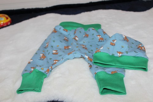 Babyset-Pumphose+Mütze-Handma