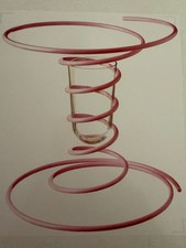 IKEA Vinterfint x Gustaf Westman Vase rosa Glas Metall Limited Edition Neu OVP