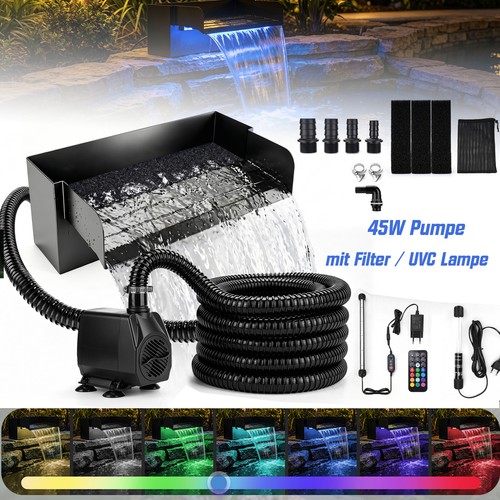 30cm led teich wasserfall - led,
