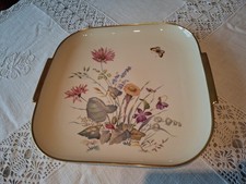 Hutschenreuther Kuchenplatte Blumen