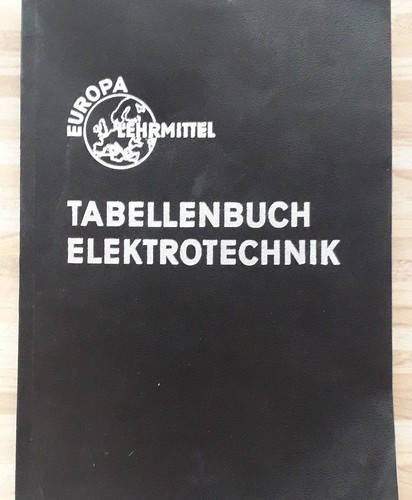Tabellenbuch elektrotechnik - tabellenbuch,