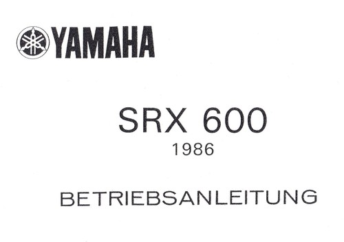 Yamaha srx 600 - 600,