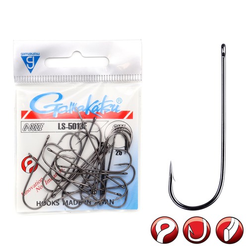 Gamakatsu 5013f hooks - ls-5013f, black