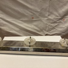 Unterschrank Lampe Kippschalter 3 Spots 90ziger Dachboden Fund Silber Edelstahl