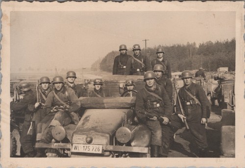 Foto wk2 flak zug mit - flak,