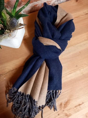 Schal winter dunkelblau - winter,