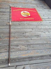 DDR Fahne Ehrenbanner SED Frühe Ausführung 50 Jahren Selten Gestickt Rarität