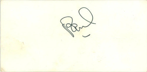 Paul mccartney signed rockshow - paul,