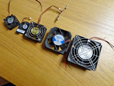 Konvolut von 5St. 12V Ventilatoren/Lüfter, Kühlung für Elektronik