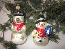 2x Schneemann*Lauscha*