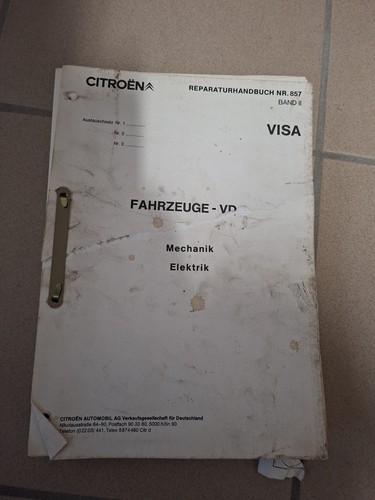 Citroën reparaturhandbuch - citroën, nr