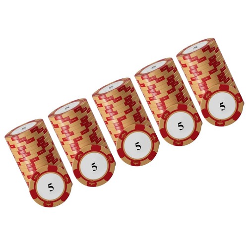 20x poker chips krone 5er - 5er, wert