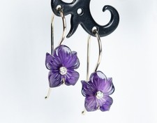 585 Gold - vintage Ohrringe -