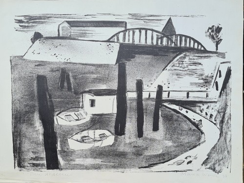 Lithographie von maria wenz - von,