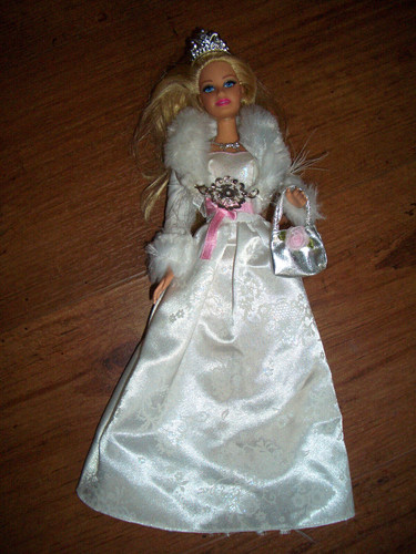 Barbie puppe winter - puppe,, braut