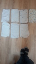 7 x Mollwindeln Babyspucktücher  