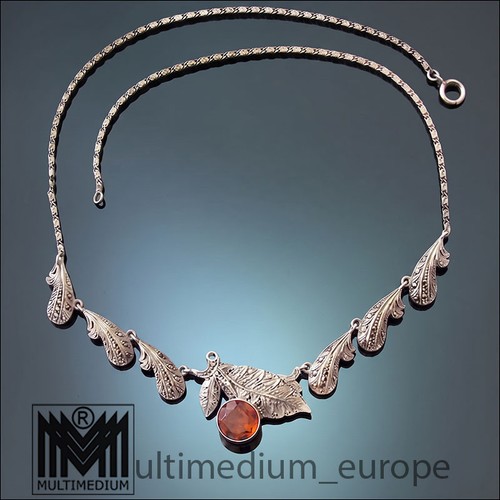 Silber collier citrin - silber,