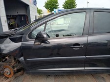 Peugeot 207 original Tür vorn links Fahrer EXL Obsidianschwarz Bj 2008