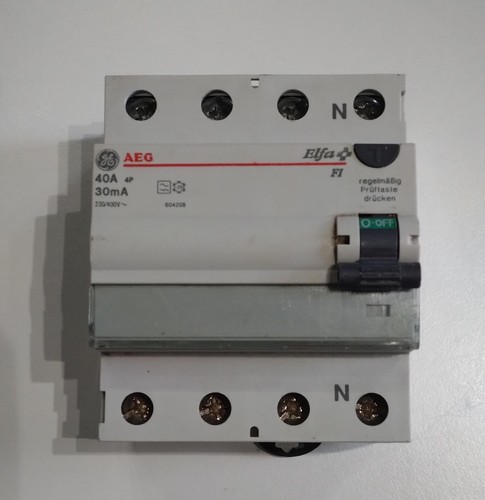 Aeg elfa schalter 40a - elfa, fi-schalter
