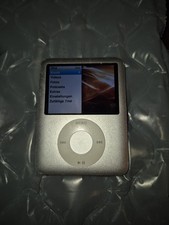 Apple iPod Nano 3. Generation A1236 Silber 4GB Voll Funktionstüchtig 