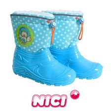 Gummistiefel Kinder Stiefel Regenstiefel Nici Thermostiefel Unisex Türkis Eule