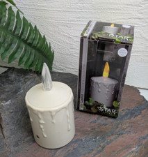 LED Kerze outdoor Grablicht Lichtsensor 500h Grabkerze Trauerkerze Friedhof