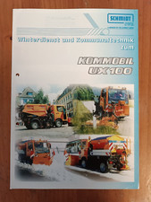 Prospekt Schmidt Kommobil UX100 Zeitschrift Schlepper Q