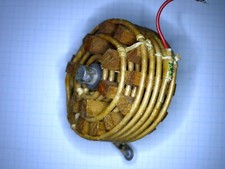 Spule für KW-Mobilantenne, ca. 22µH mit Anzapf, Abgleichbar, gebraucht