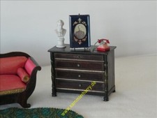 antiker Standbilderrahmen aus Draht, für die Puppenstube, 4D292-8