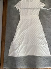 Hugo Boss Weises Damenkleid