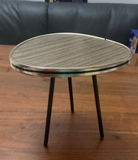 Kleiner 50er 60er Jahre Blumenhocker Vintage Rockabilly Nierentisch drei Beine