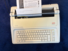 Elektrische Schreibmaschine Olympia AG Carrera mit Interface und 2. Typenrad