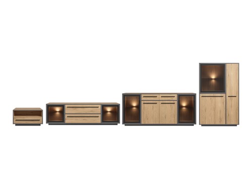 Wohnwand nardo wildeiche - in,