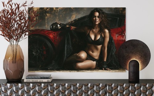 Frau leinwand bild erotik - frau,