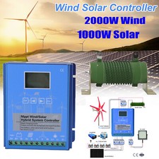 3000W 24V / 48V MPPT Wind Solar Hybrid Controller Windturbine Generator Regler
