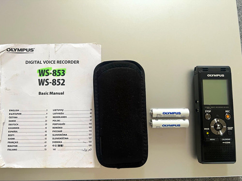 Olympus 853 digital - ws-853, voice