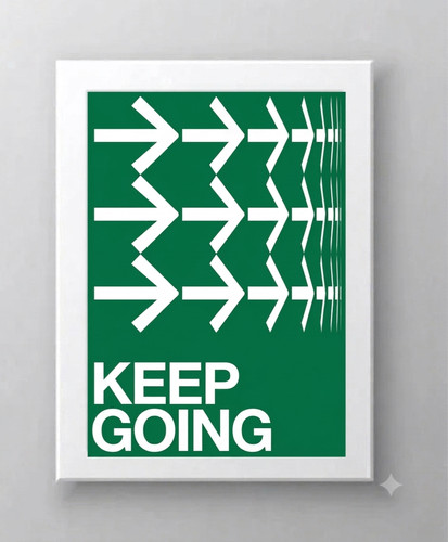 Poster leinwand keep - poster/leinwand, going"