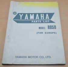 Yamaha RD50 RD 50 1973 Katalog