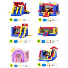 VEVOR Aufblasbare Hüpfburg