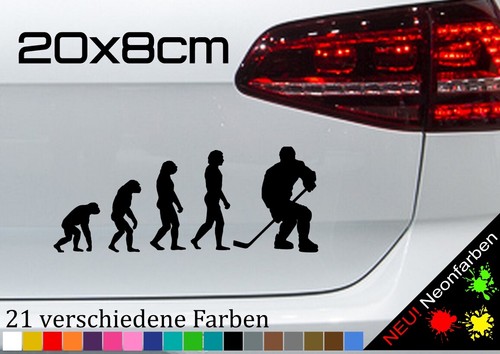 Eishockey evolution aufkleber - eishockey,