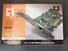 Netzwerkkarte LEVELONE LAN 802.1Q VLAN Gigabit Ethernet GNC-0105T GB Gigabit PCI