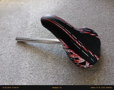 Fahrrad Sattel BMX Italia,Fahrradpumpe,gebraucht,gut