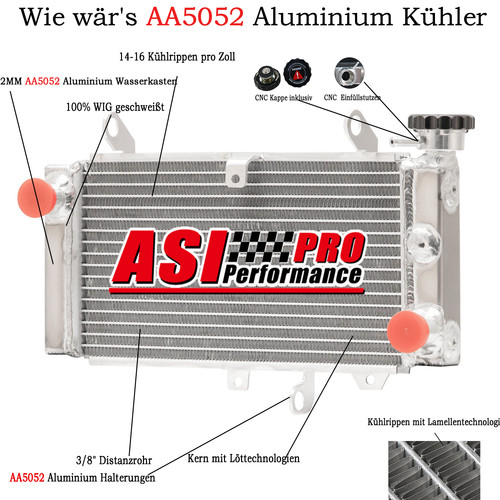 Aluminium kühler für suzuki - aluminium,