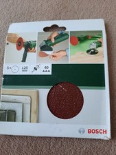 Bosch 2609256B48 5-teiliges Schleifpapier-Set für Bohrer Ø 125 mm G 40