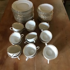 GROSSES KAFFEESERVICE SELTMANN WEIDEN INKA 56 TEILE GOLDRAND