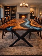 Esstisch Nussbaum Epoxid River