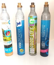 4 Soda Universal CO2 Zylinder für Wassersprudler 60 Liter leer !!!!