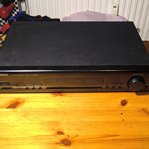 Kenwood 6050 radio tuner - kenwood, kt-6050